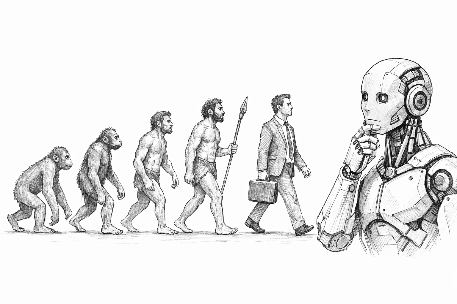 Evolution illustration